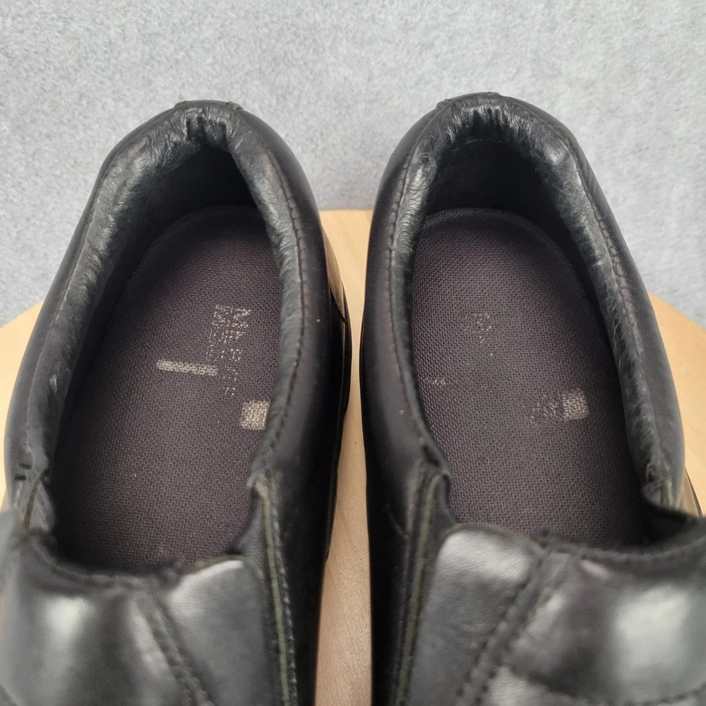 Merrell Midnight Jungle Moc Mens 11 Black Leather Slip On Hiking Shoes J60889
